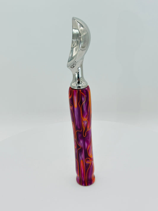 custom-ice-cream-scoop-neon-sunset-acrylic
