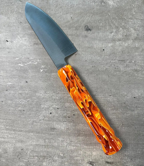 Orange Crush Kitchen Knife